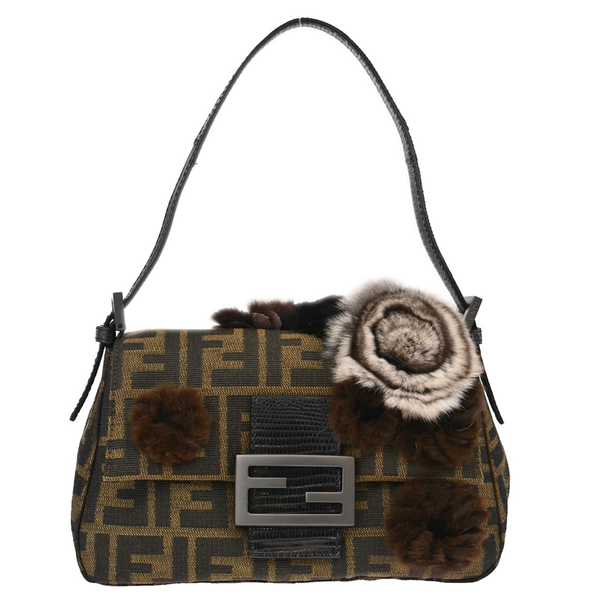 Fendi Brown Zucca Handbag