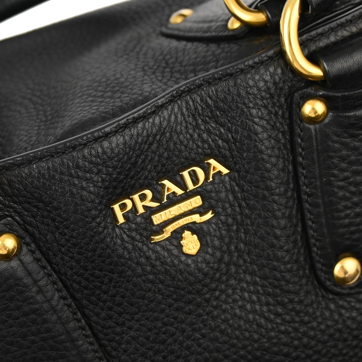 Prada Black 2way Tote Shoulder Handbag