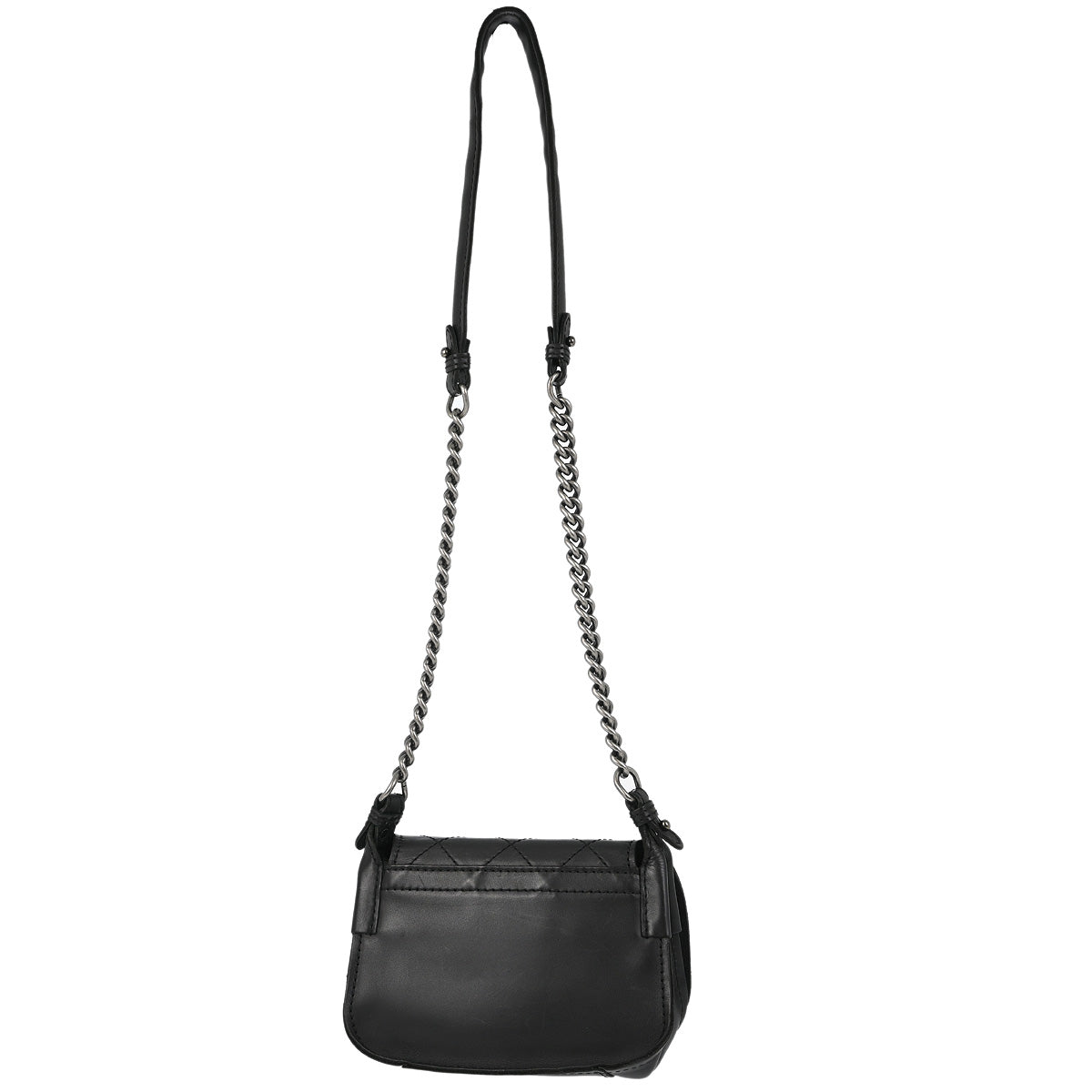 Chanel 2013-2014 Black Calfskin Wild Stitch Shoulder Bag