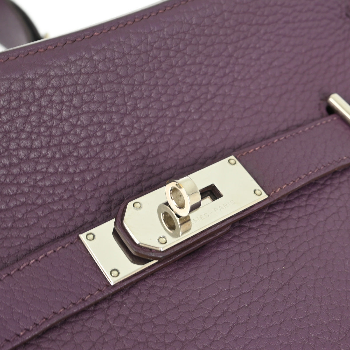 Hermes Purple Fjord Jypsiere 34 Shoulder Bag