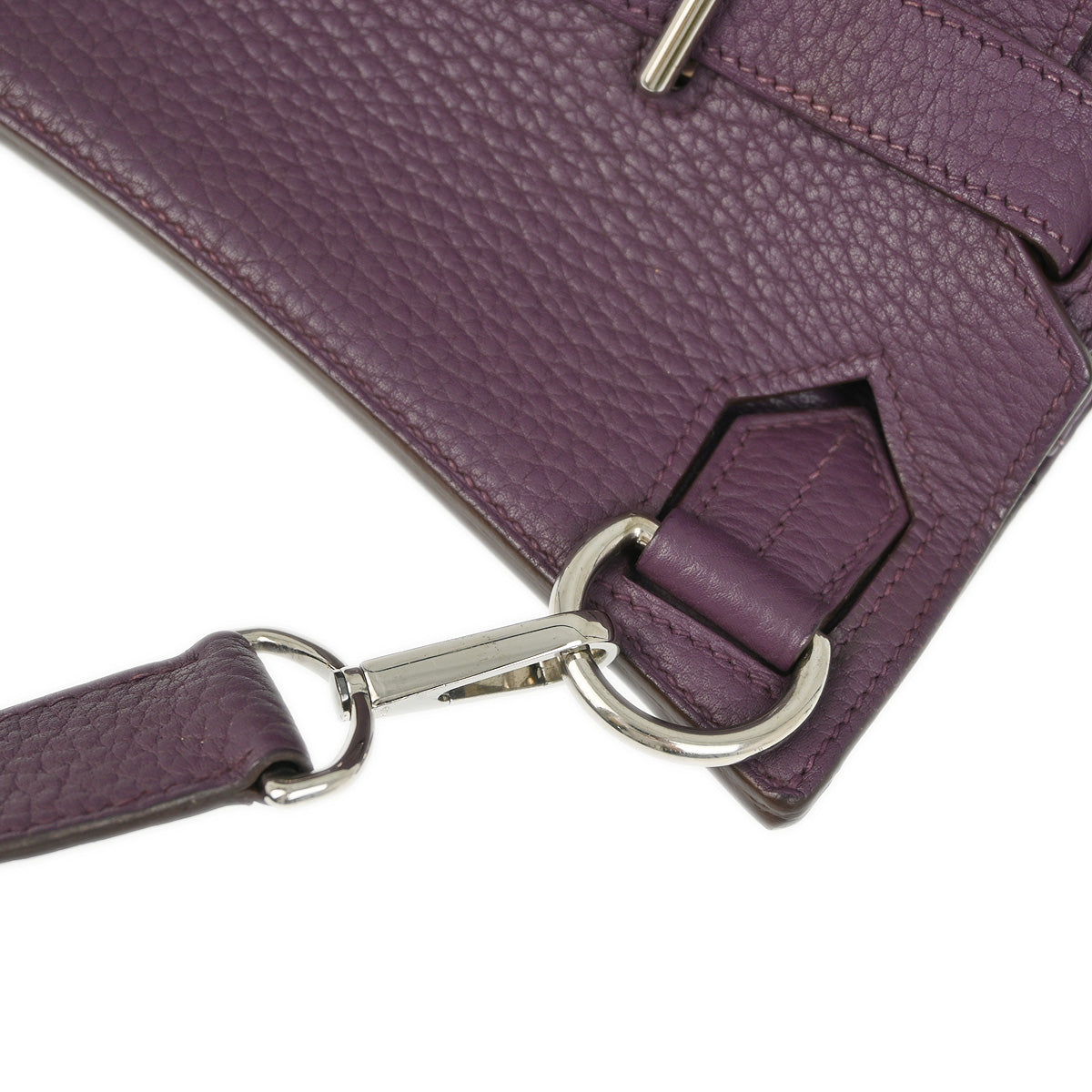 Hermes Purple Fjord Jypsiere 34 Shoulder Bag