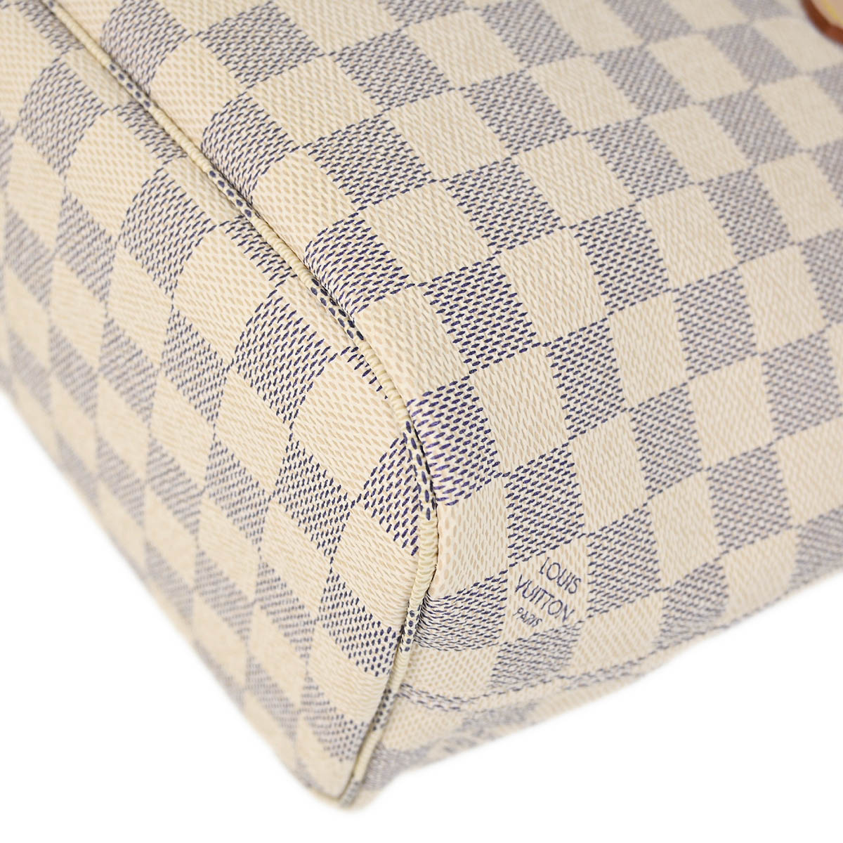 Louis Vuitton 2011 Damier Azur Neverfull PM Tote Handbag N51110