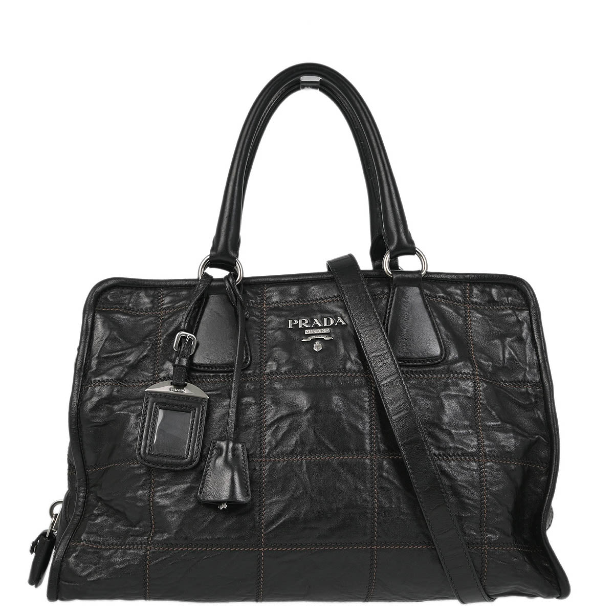 Prada Black 2way Shoulder Handbag