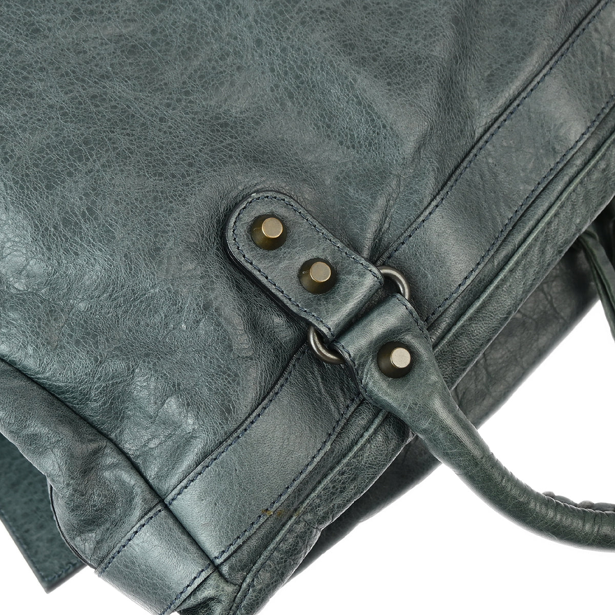 Balenciaga Gray Goatskin 2way Shoulder Handbag