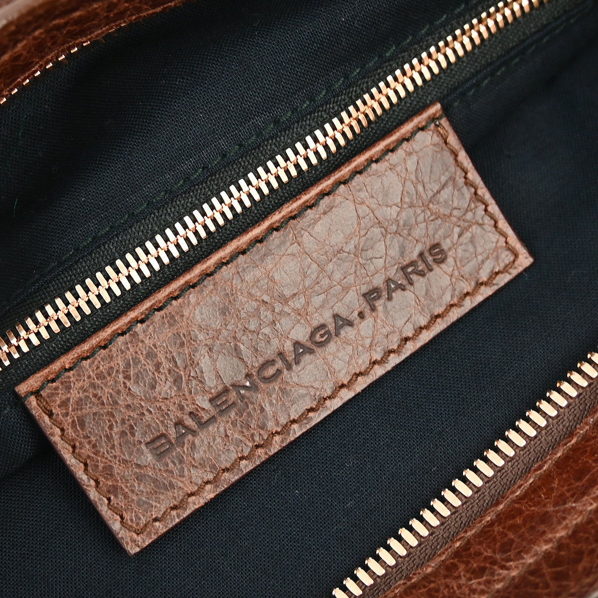 Balenciaga Brown Goatskin Giant Town 2way Shoulder Handbag