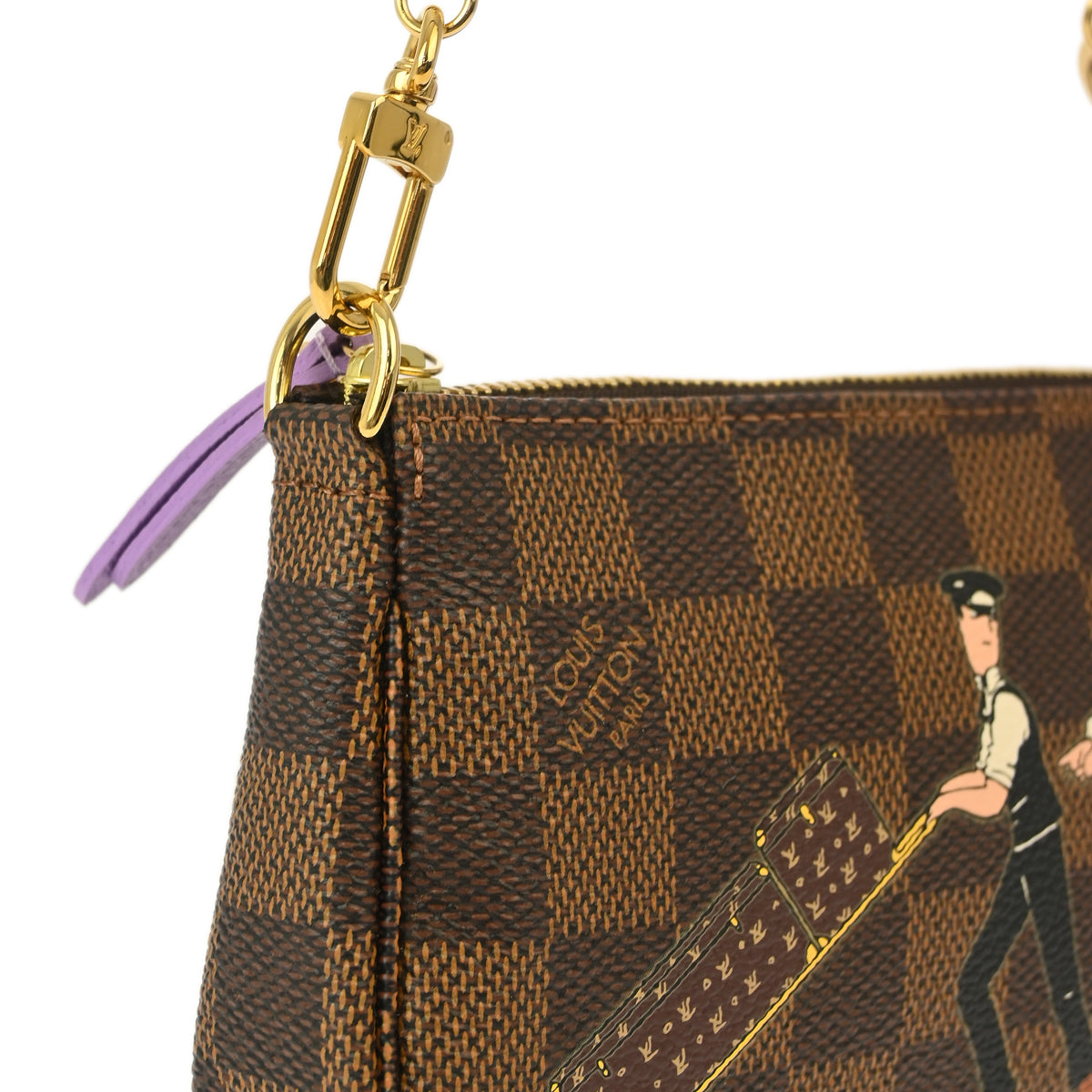 Louis Vuitton 2011 Damier Mini Pochette Accessoires Handbag N63003