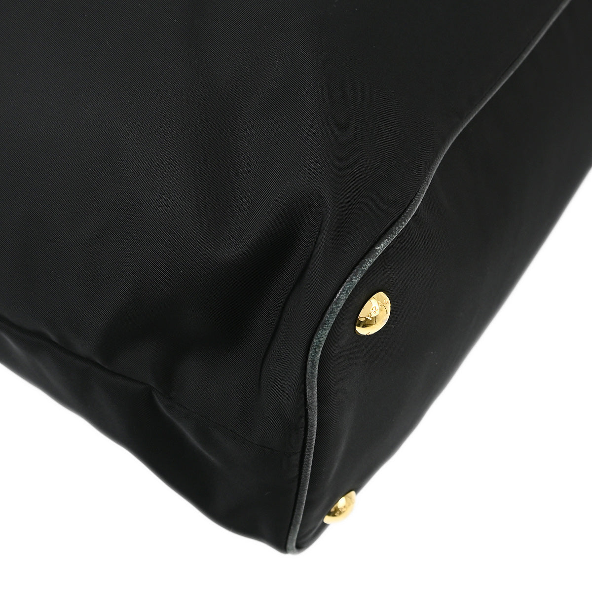 Prada Black Nylon Shoulder Tote Bag
