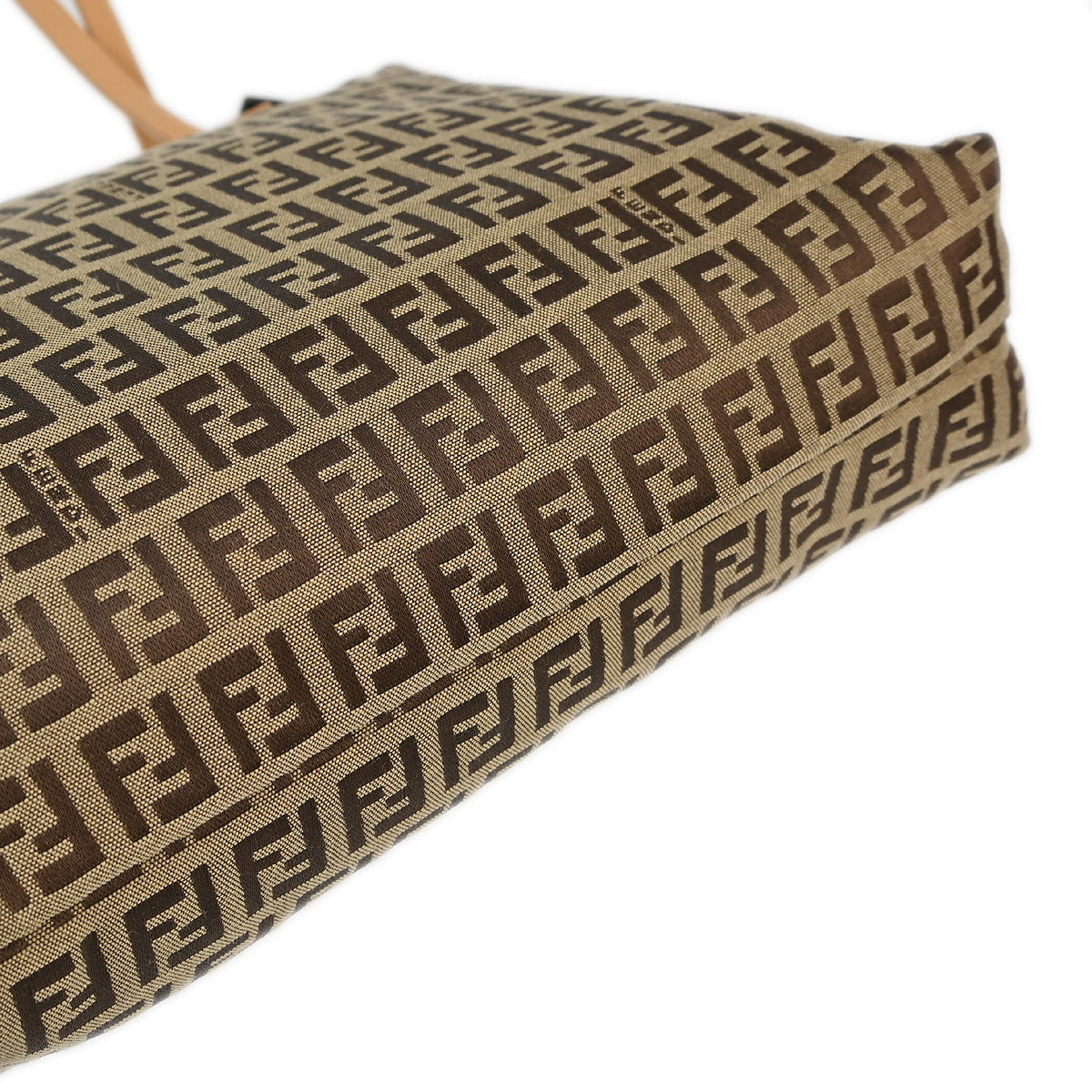 Fendi Beige Zucchino Tote Handbag