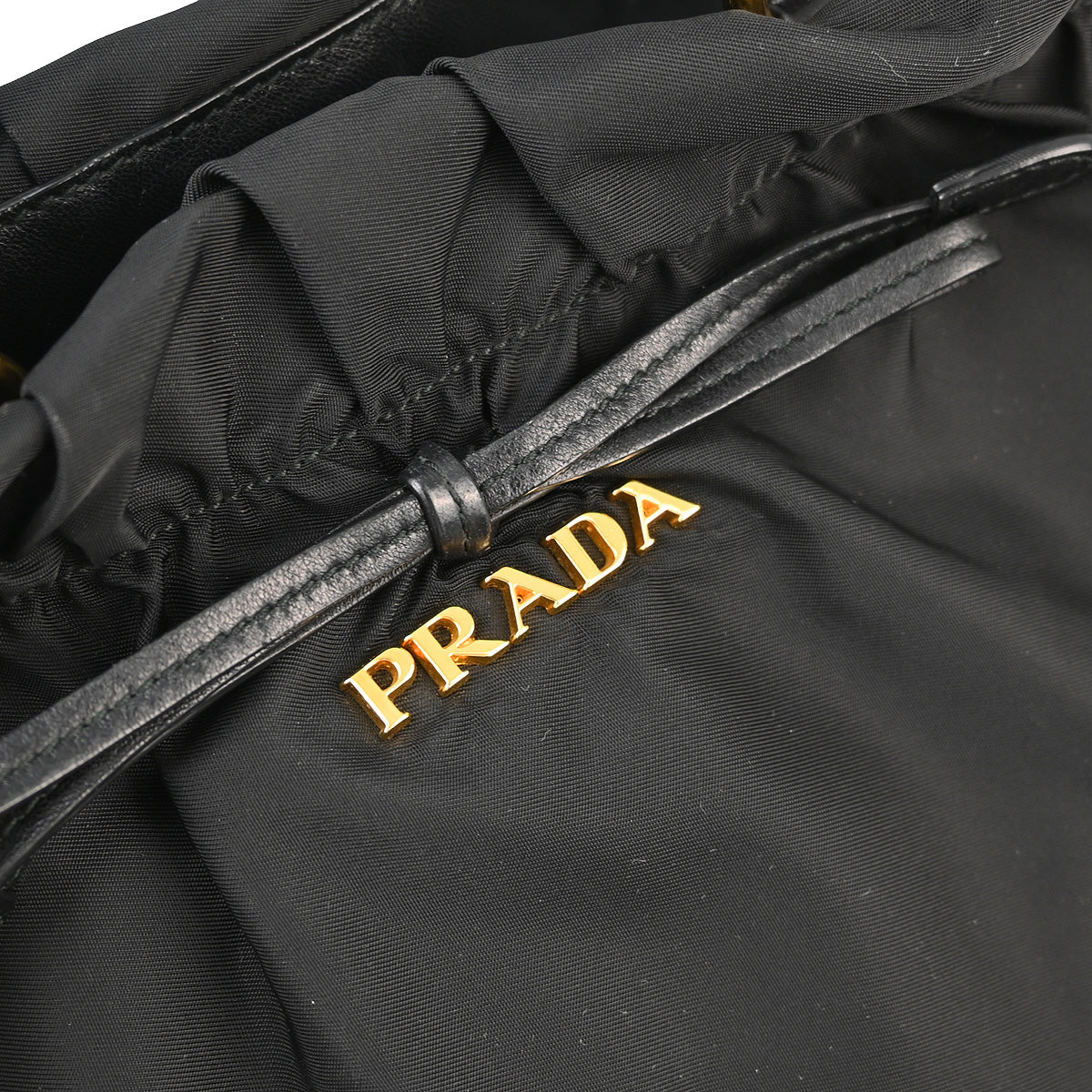 Prada Black Nylon Tote Handbag