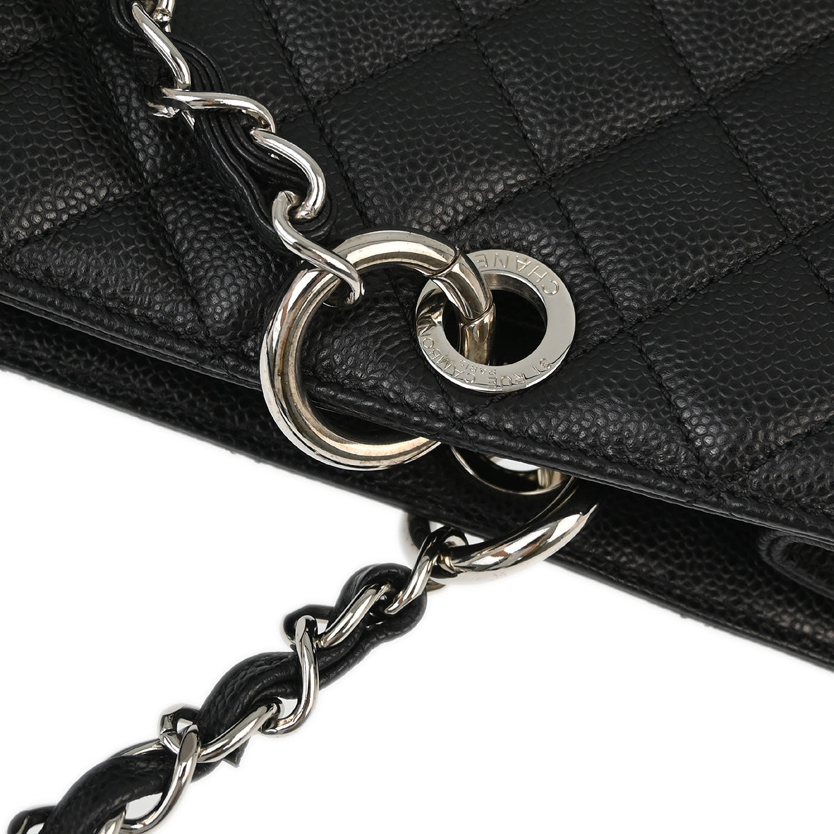 Chanel 2012 Black Caviar Grand Shopping Tote GST