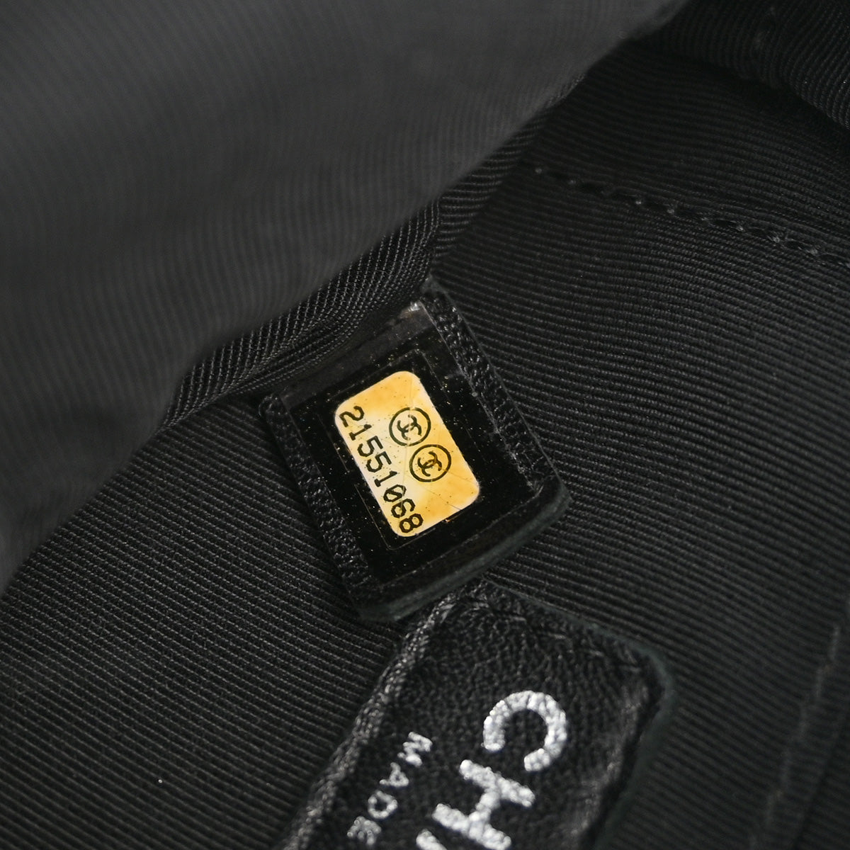 Chanel 2015-2016 Metallic Black Lambskin Backpack