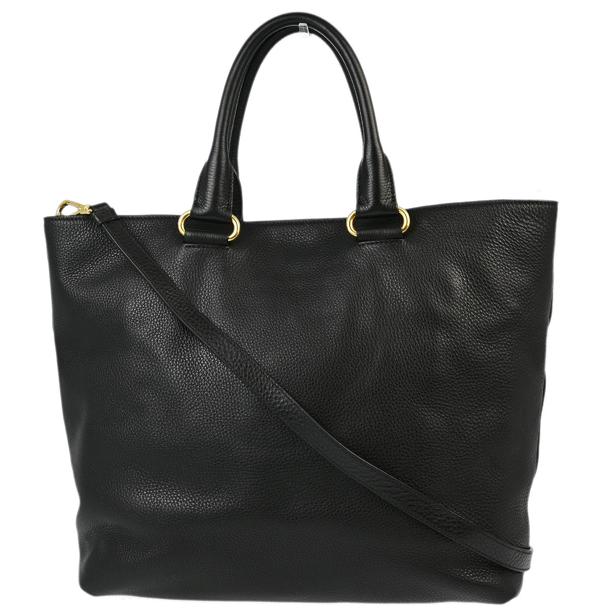 Prada Black 2way Tote Shoulder Handbag