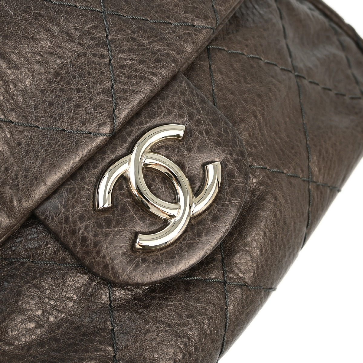 Chanel 2011 Brown Calfskin On-the-Road Handbag