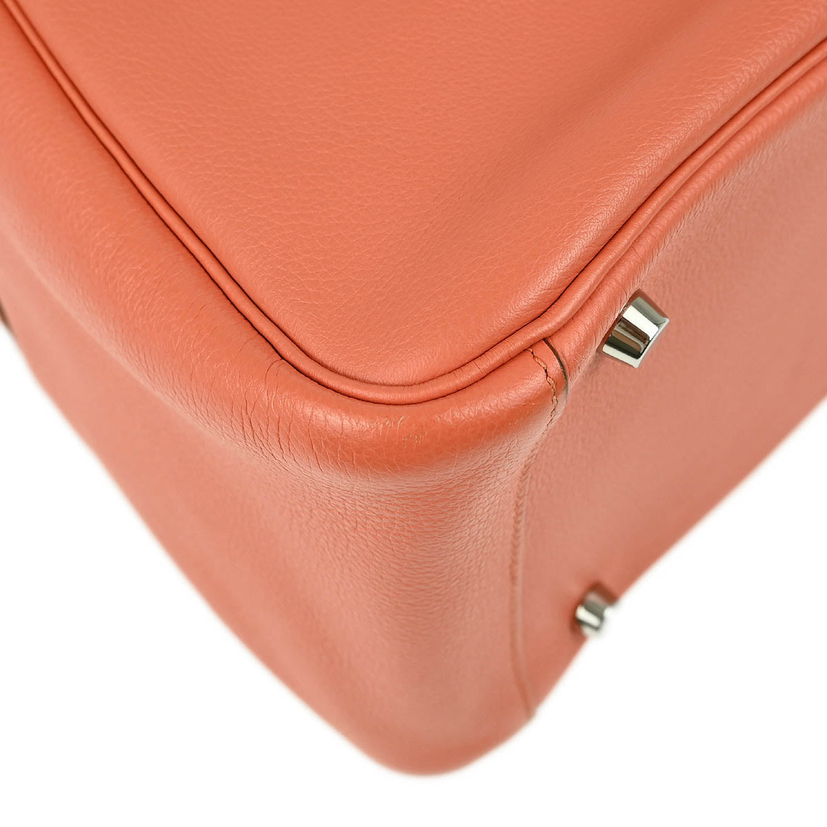 Hermes Flamingo Evercolor Lindy 30 Shoulder Bag