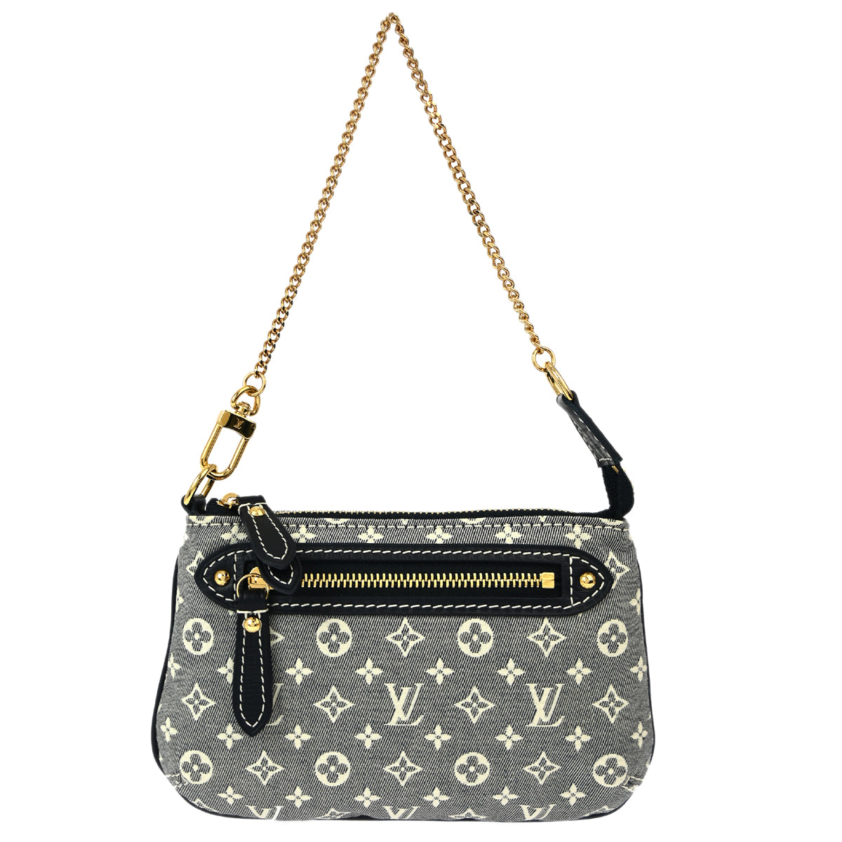 Louis Vuitton 2011 Gray Mini Lin Pochette Accessoires Handbag M95754