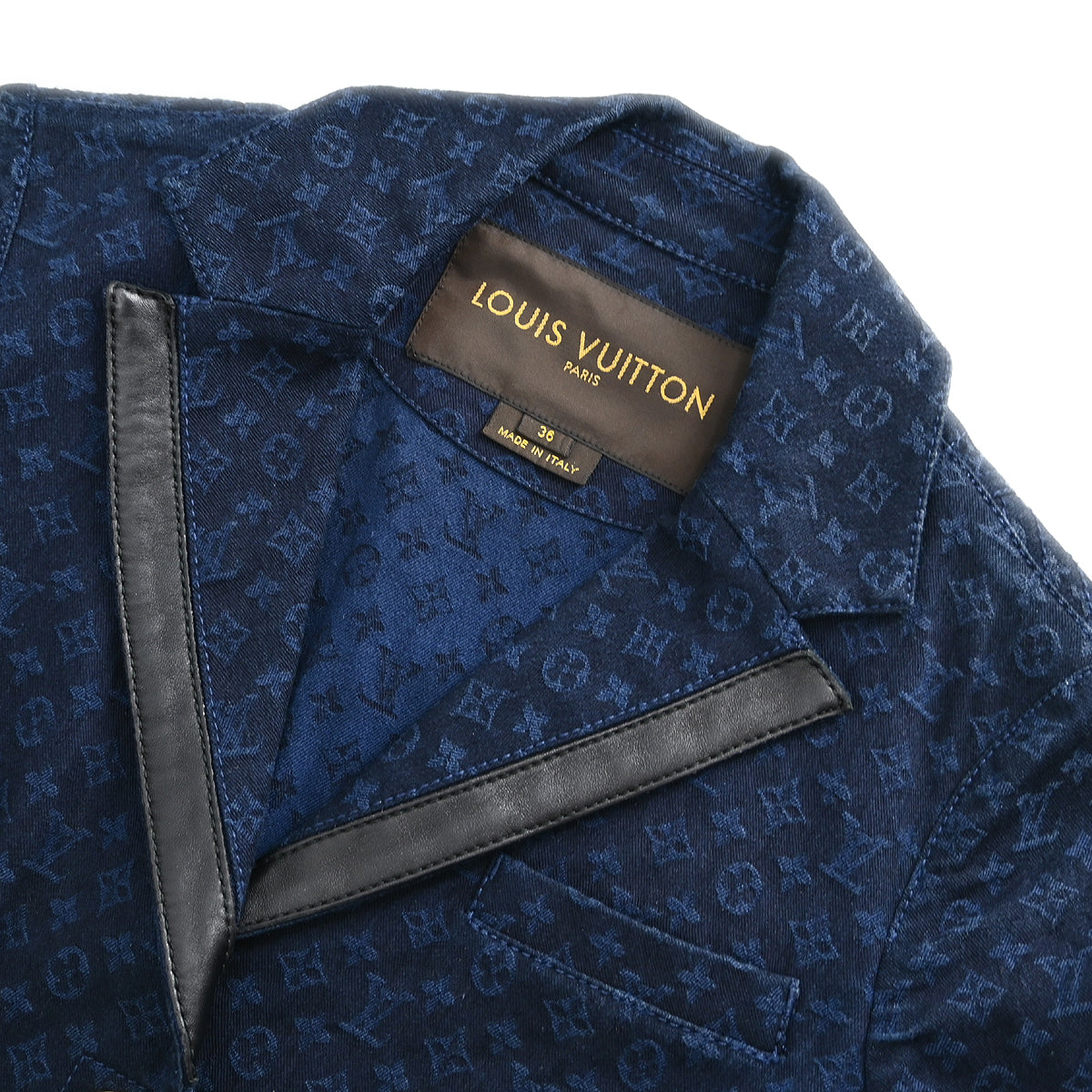 Louis Vuitton Single Breasted Jacket Navy #36