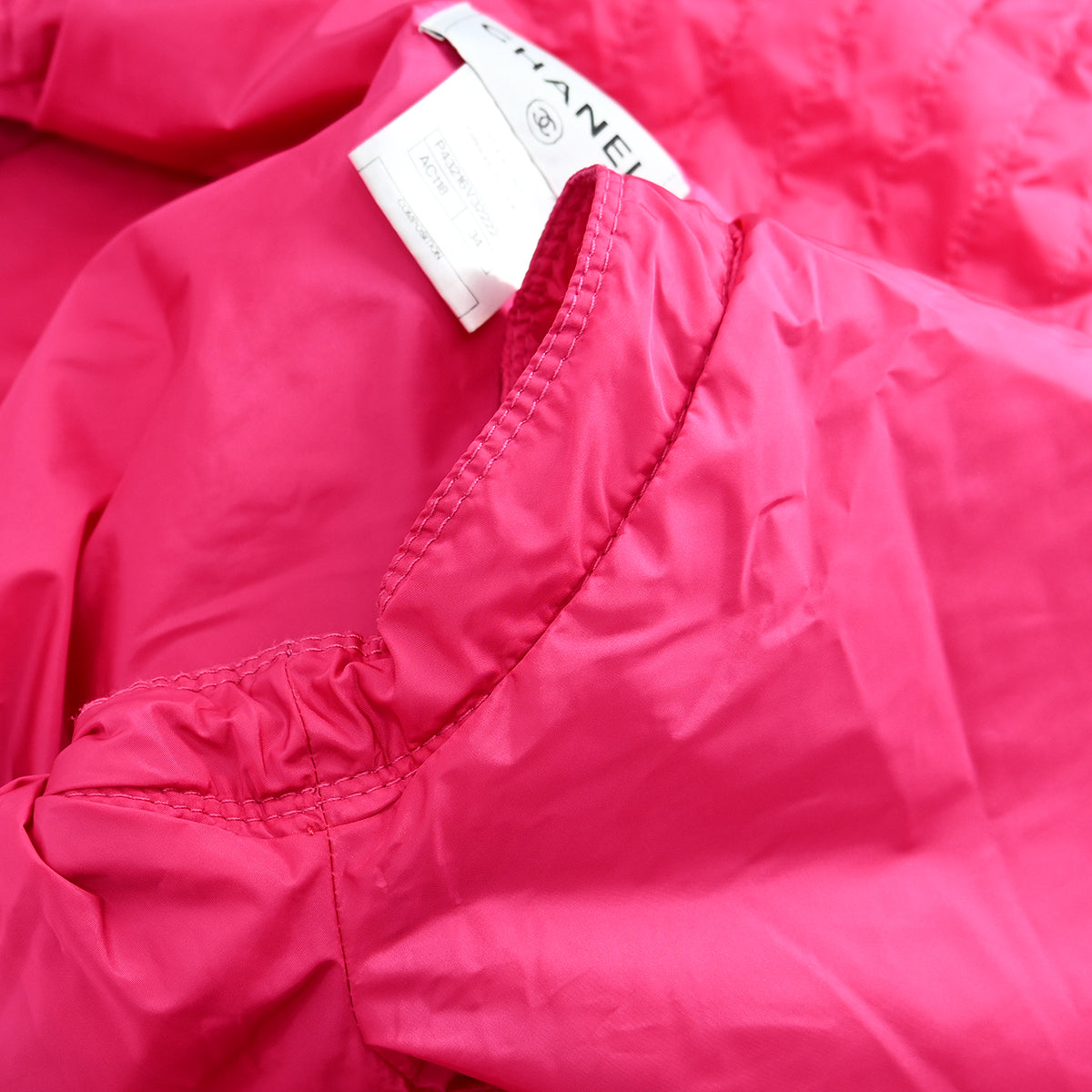 Chanel 2012 Zip Up Short Sleeve Jacket Pink #34