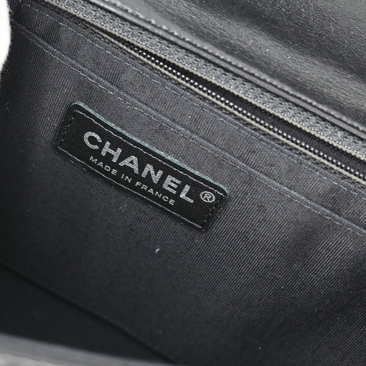 Chanel 2010-2011 Black Lambskin Ladybug Single Flap Shoulder Bag