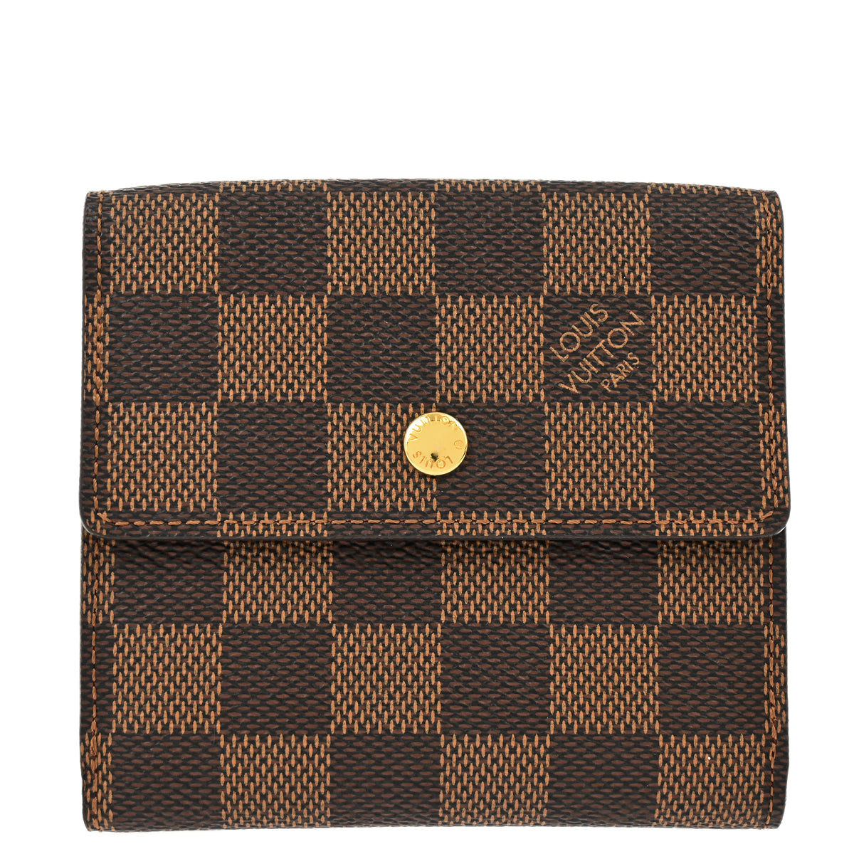 Louis Vuitton Damier Portefeuille Elise Bifold Wallet N61654