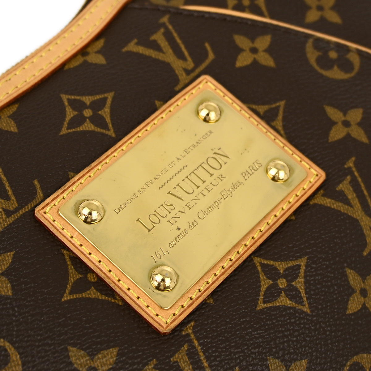 Louis Vuitton Monogram Thames PM Hobo Handbag M56384