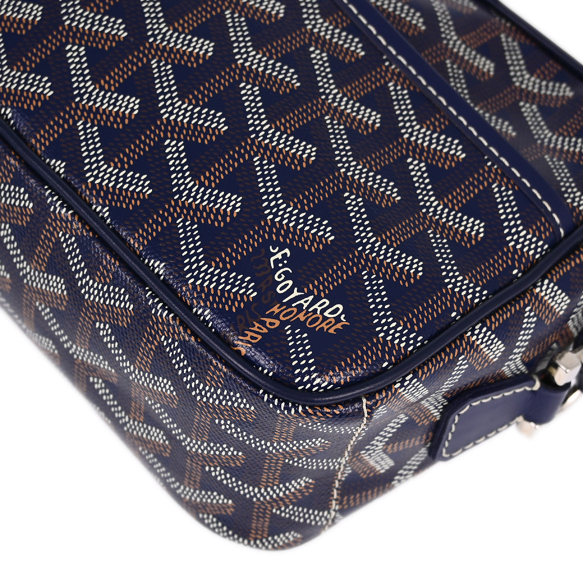 Goyard Navy Sac Cap Vert PM Shoulder Bag