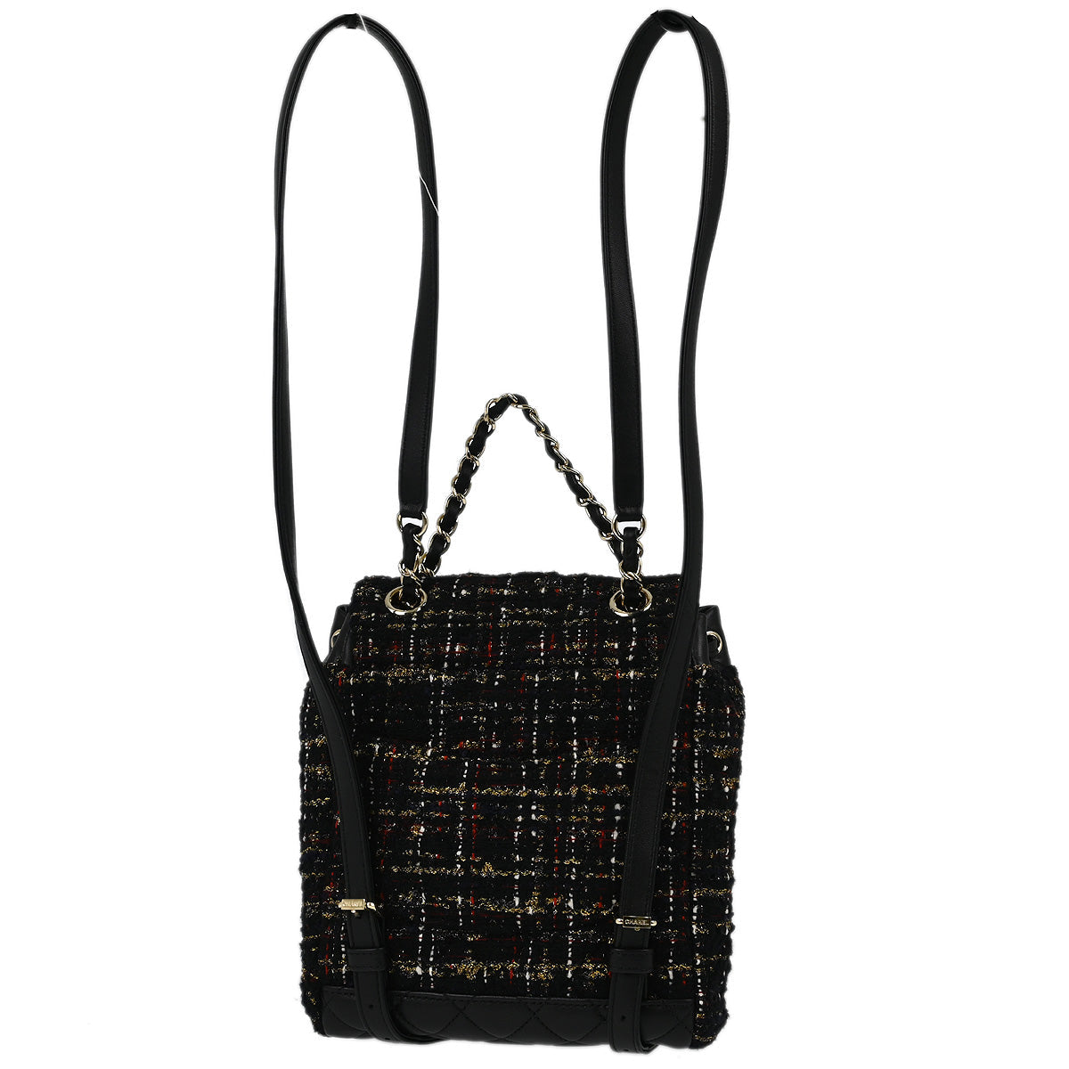 Chanel 2019 Black Tweed Mini Urban Spirit Backpack