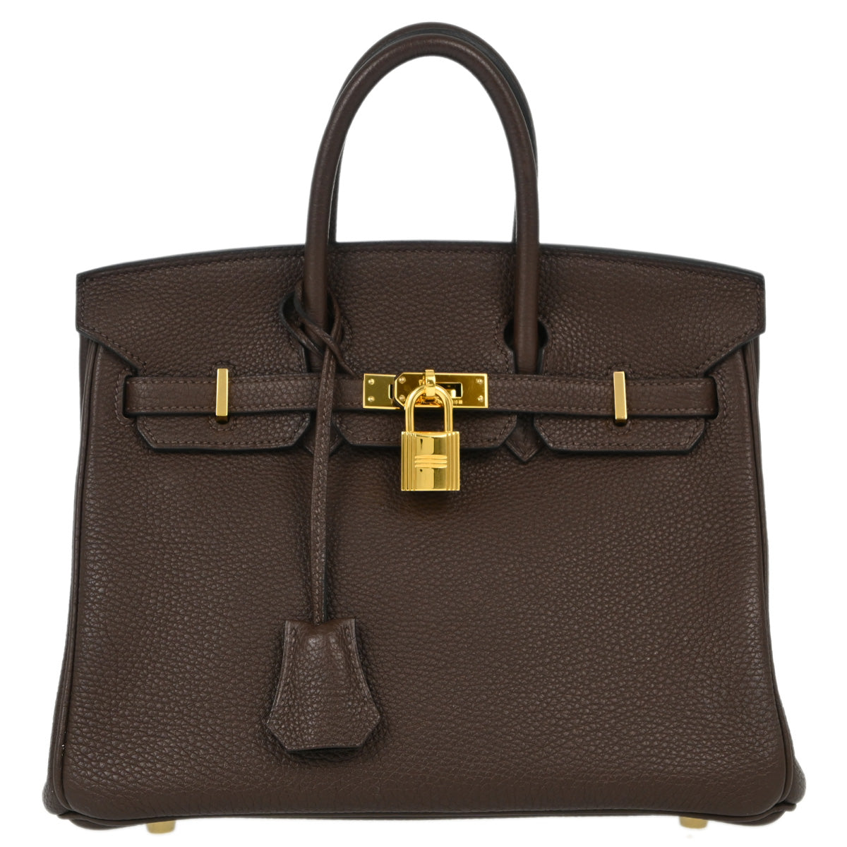 Hermes 2011 Chocolat Togo Birkin 25 Handbag