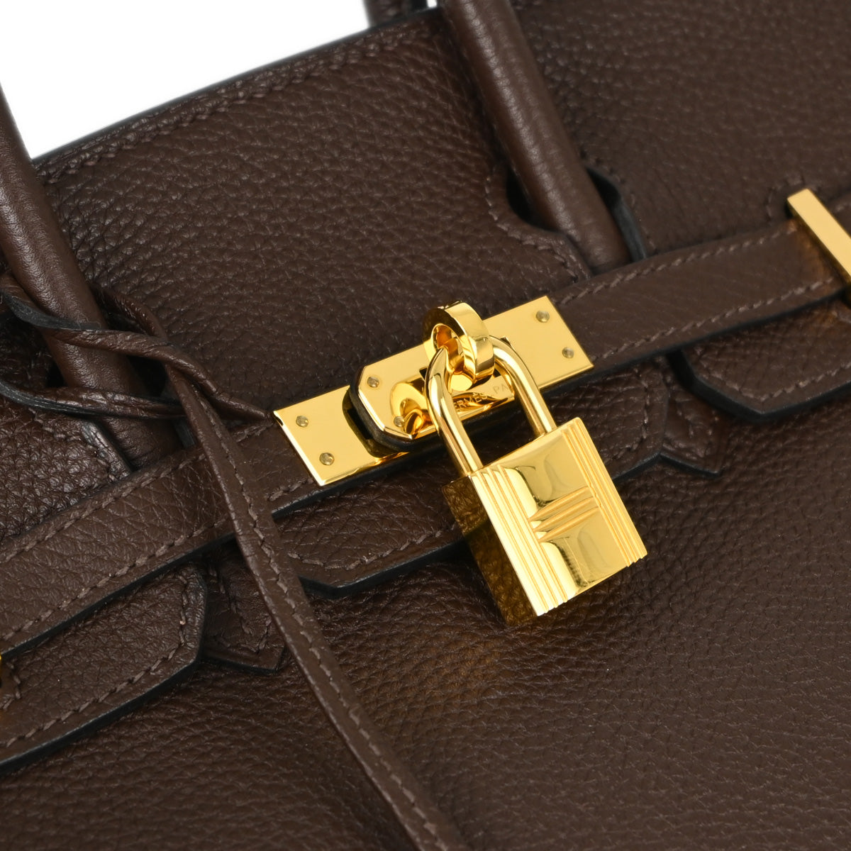 Hermes 2011 Chocolat Togo Birkin 25 Handbag