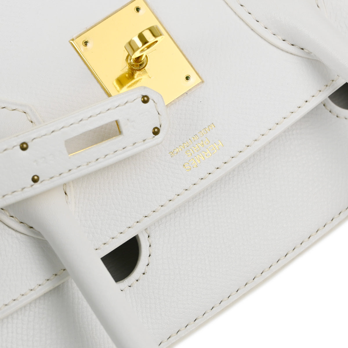 Hermes White Epsom Birkin 30 Handbag