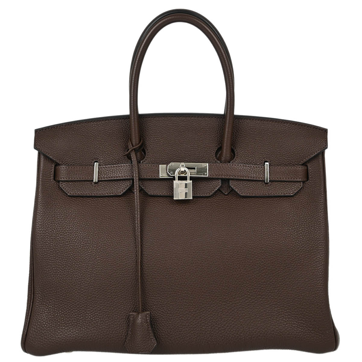 Hermes 2011 Chocolat Togo Birkin 35 Handbag