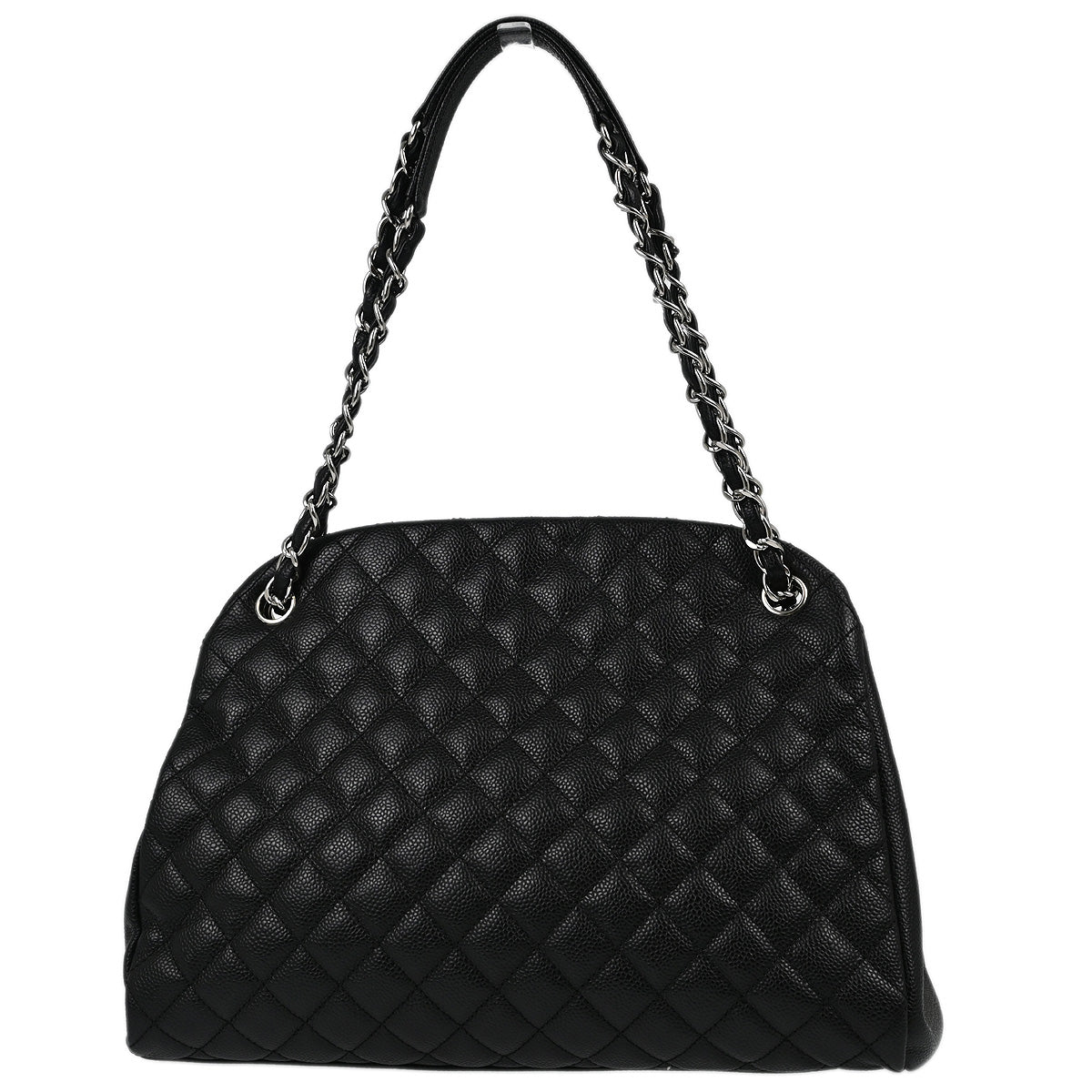 Chanel 2012-2013 Black Caviar Large Mademoiselle Bowling Bag