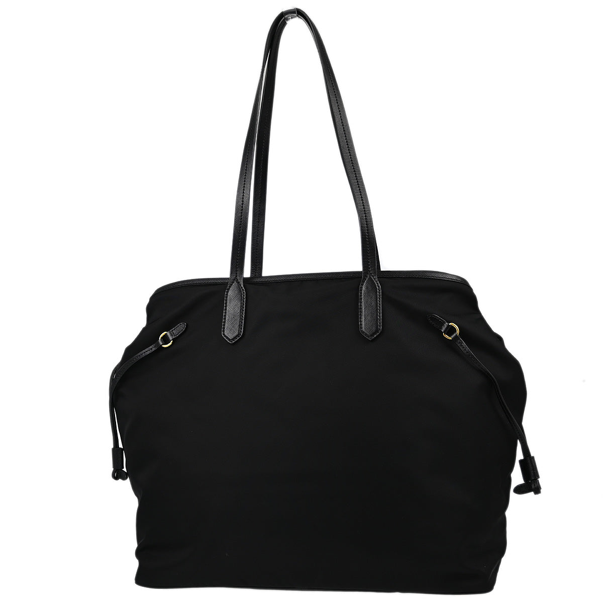 Prada Black Nylon Shoulder Tote Bag