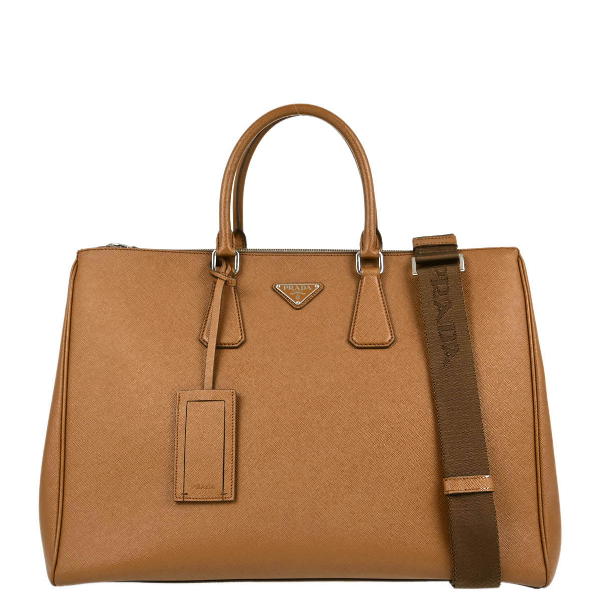 Prada Brown 2way Shoulder Tote Handbag