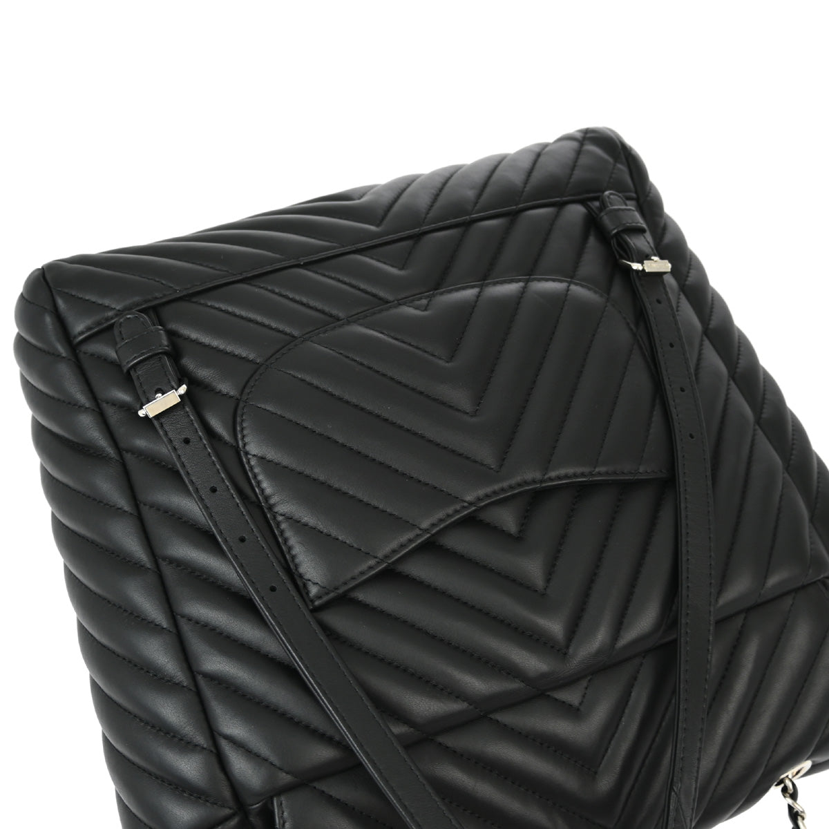 Chanel 2016 Lambskin Chevron Backpack