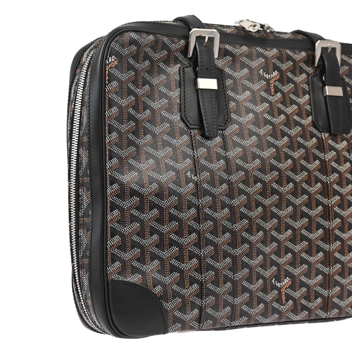 Goyard Black Diplomat Briefcase Business Handbag