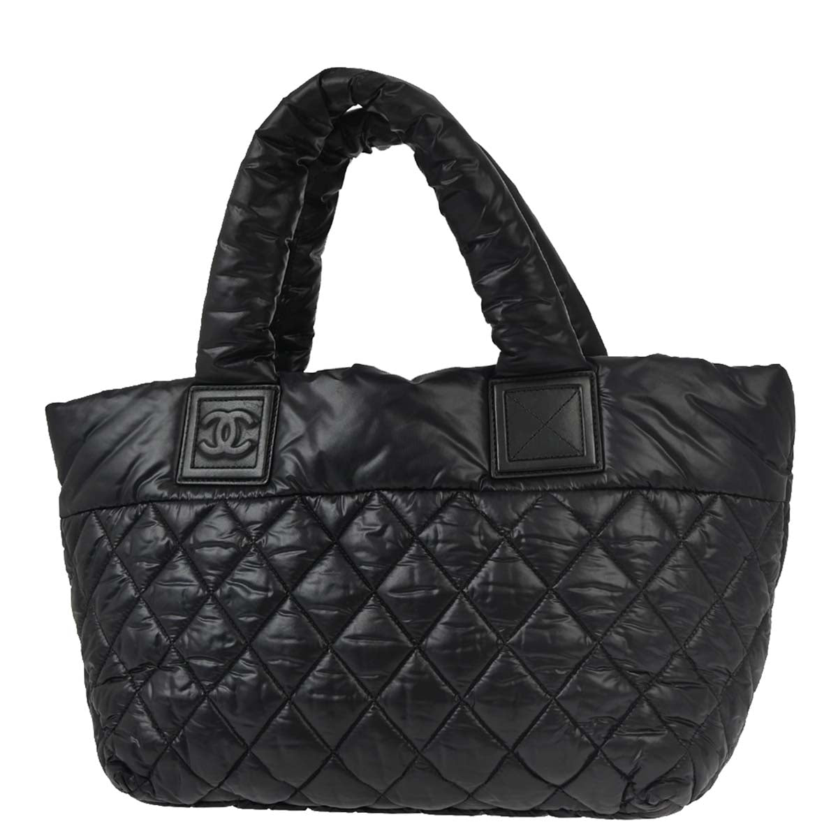 Chanel Black Nylon Coco Cocoon Tote Handbag