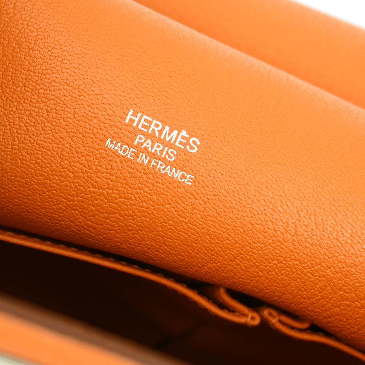 Hermes Orange Taurillon Clemence Jypsiere 34 Shoulder Bag