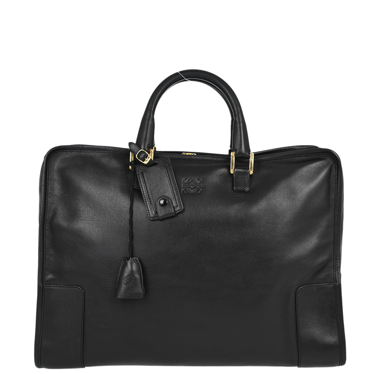 Loewe Black Sheepskin Amazona 40 Handbag