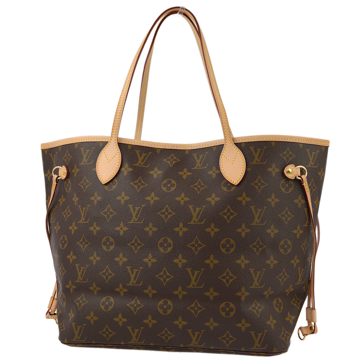 Louis Vuitton 2011 Monogram Neverfull MM Shoulder Tote Bag M40156