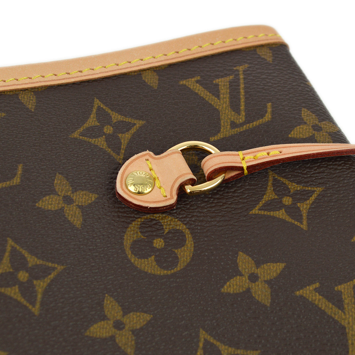 Louis Vuitton 2011 Monogram Neverfull MM Shoulder Tote Bag M40156