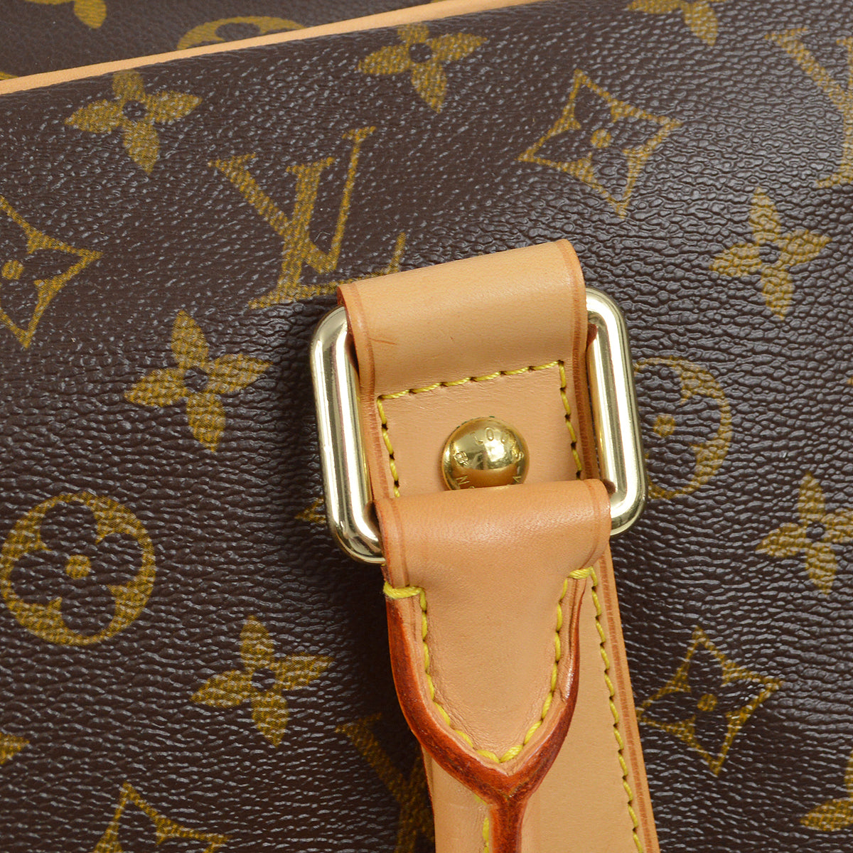 Louis Vuitton 2010 Monogram Carryall Duffle Bag M40074