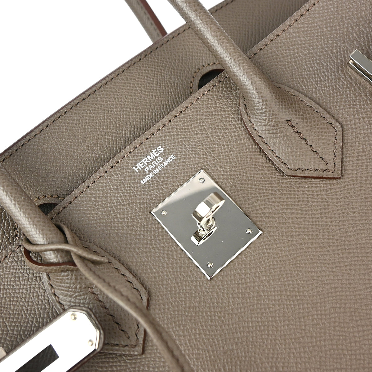 Hermes 2014 Taupe Epsom Birkin 30 Handbag