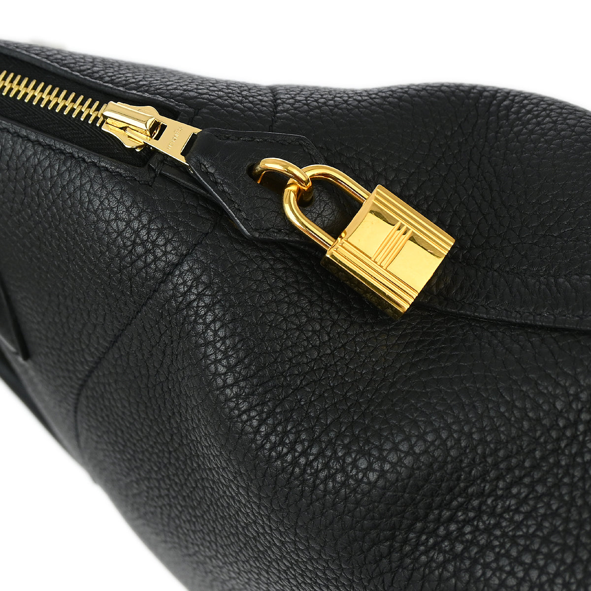 Hermes Black Taurillon Clemence Bolide 31 2way Shoulder Handbag