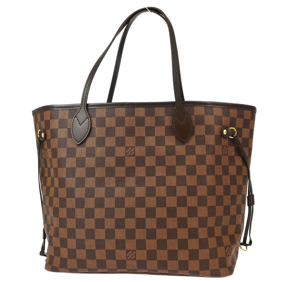 Louis Vuitton 2012 Damier Neverfull MM Shoulder Tote Bag N51105