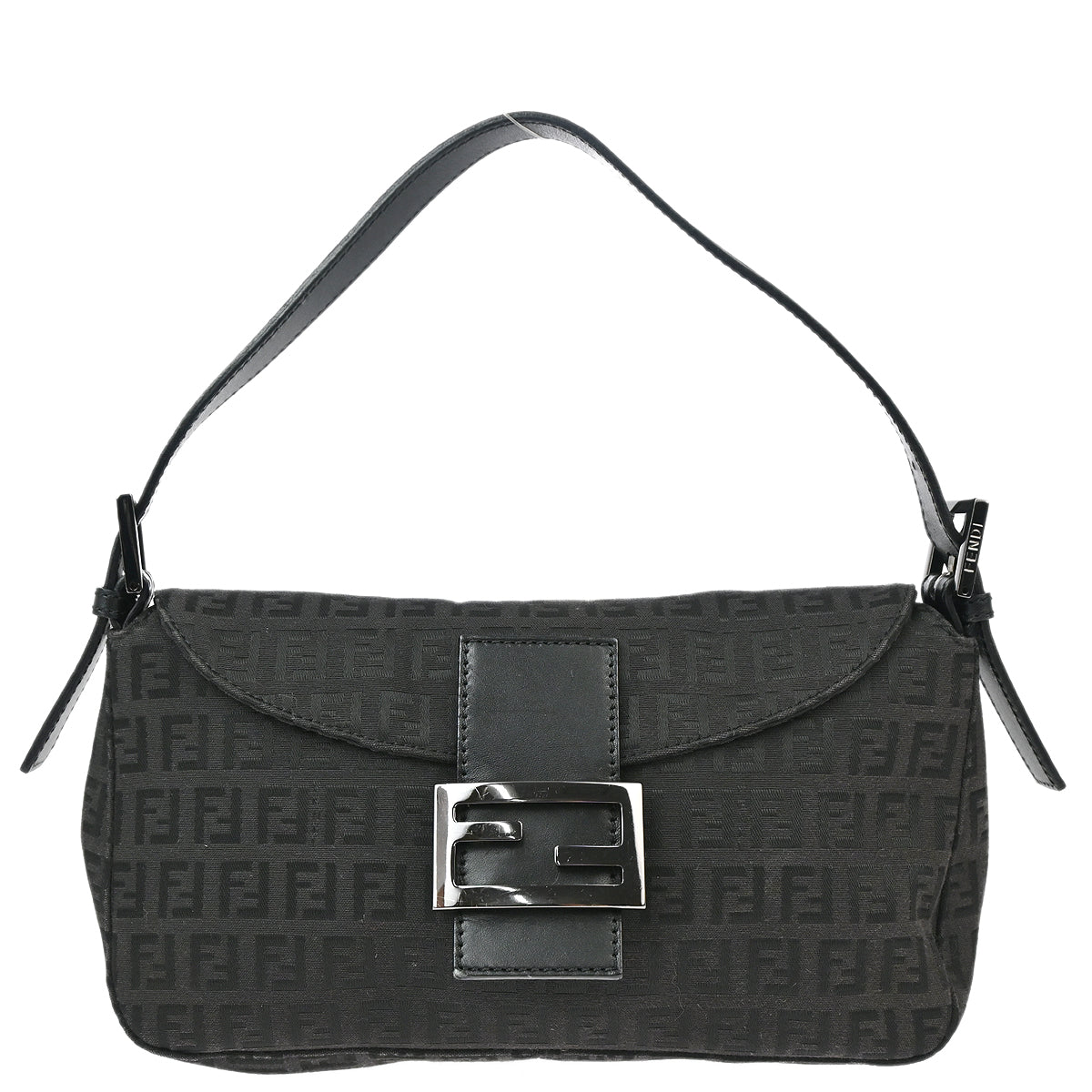 Fendi Black Zucchino Handbag