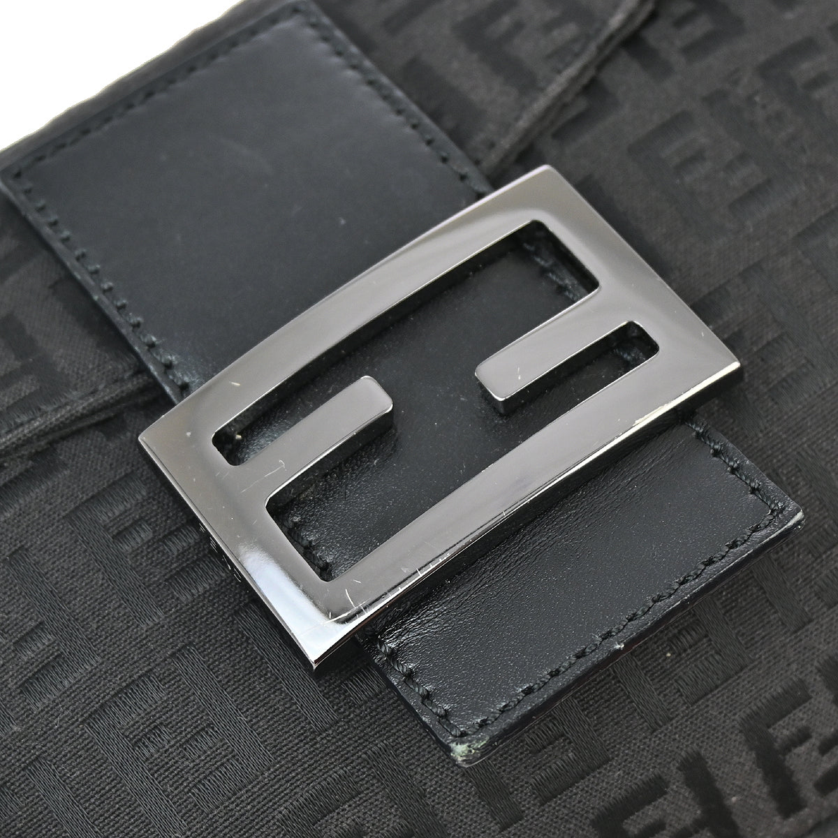 Fendi Black Zucchino Handbag