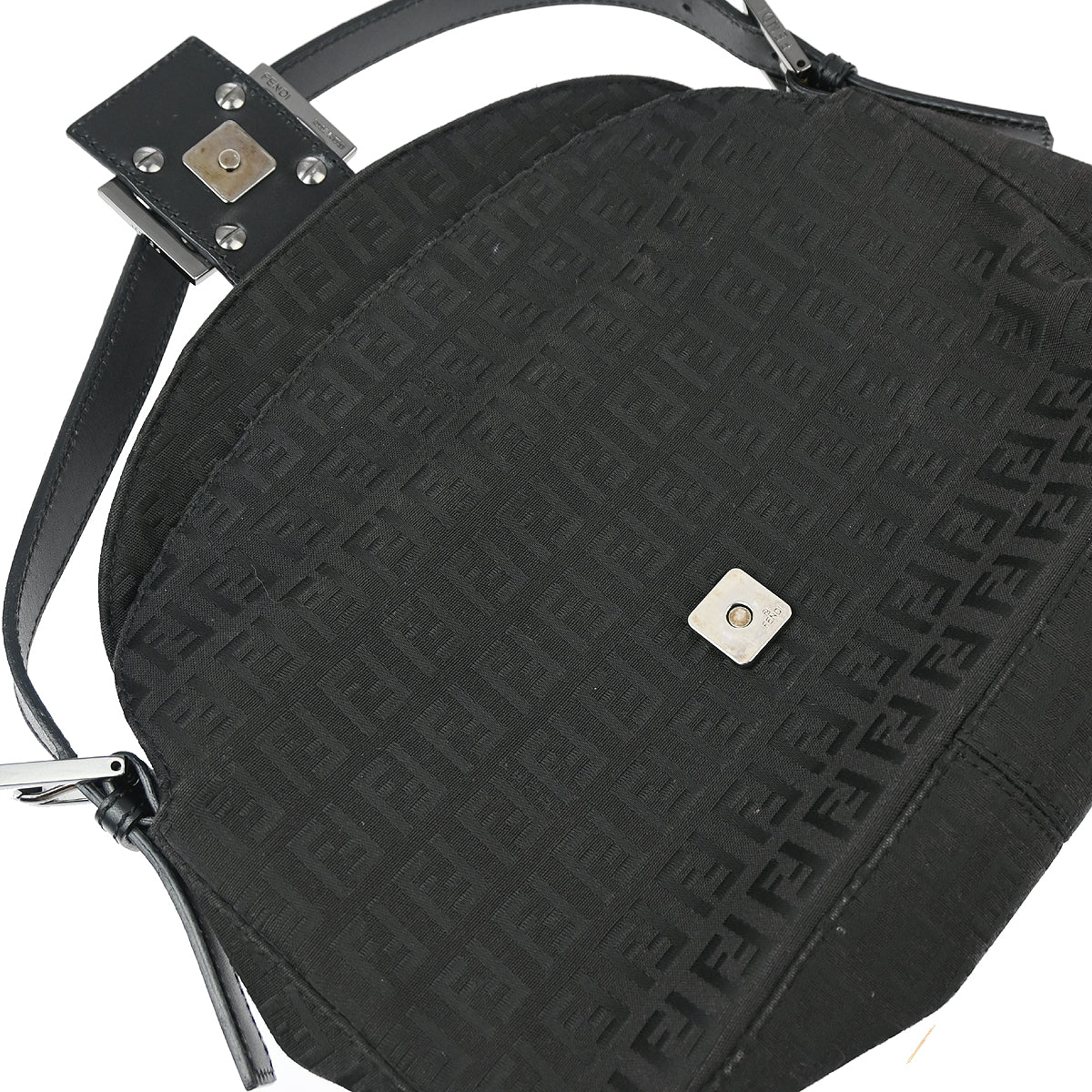 Fendi Black Zucchino Handbag