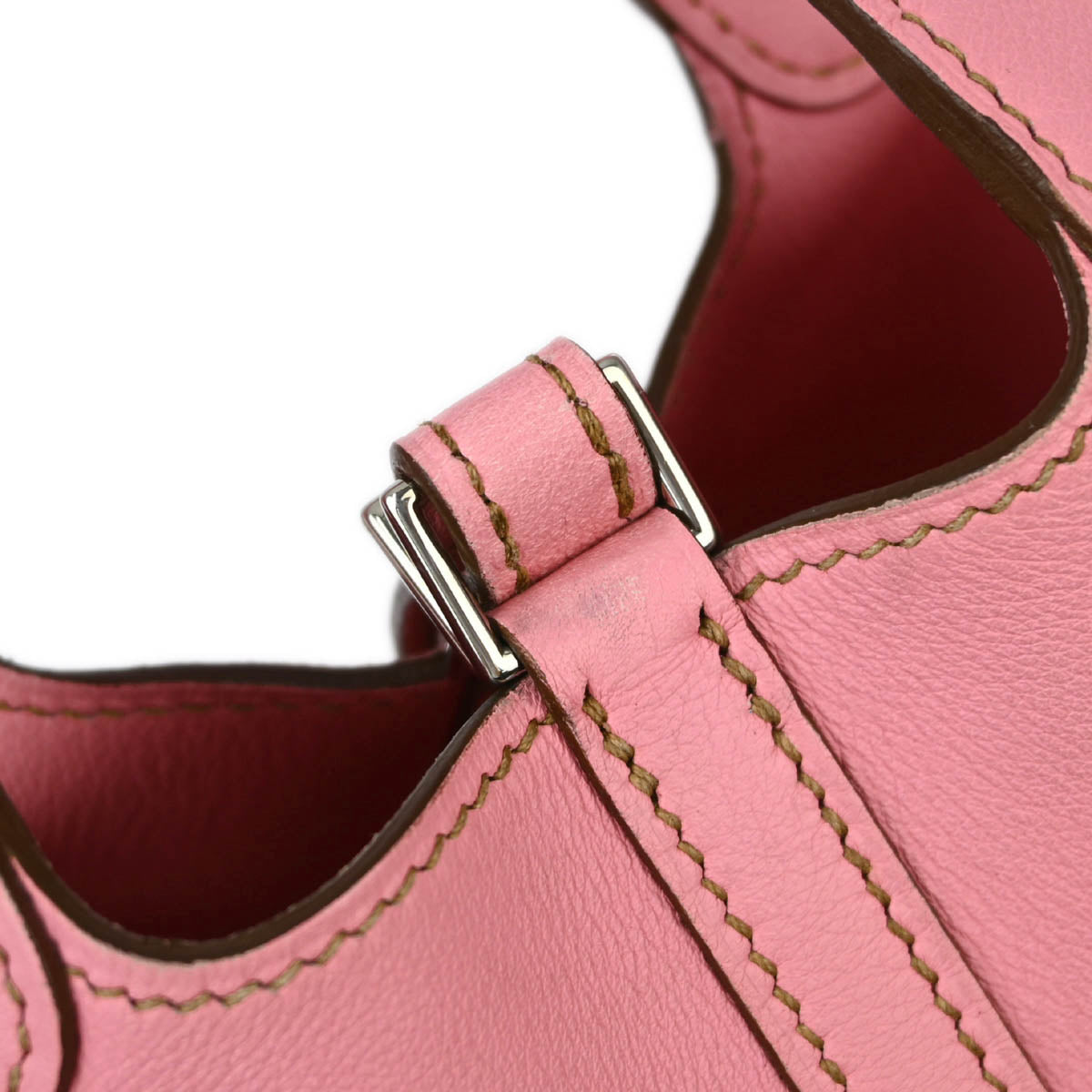 Hermes 2010 Pink Swift Picotin Lock Micro Handbag