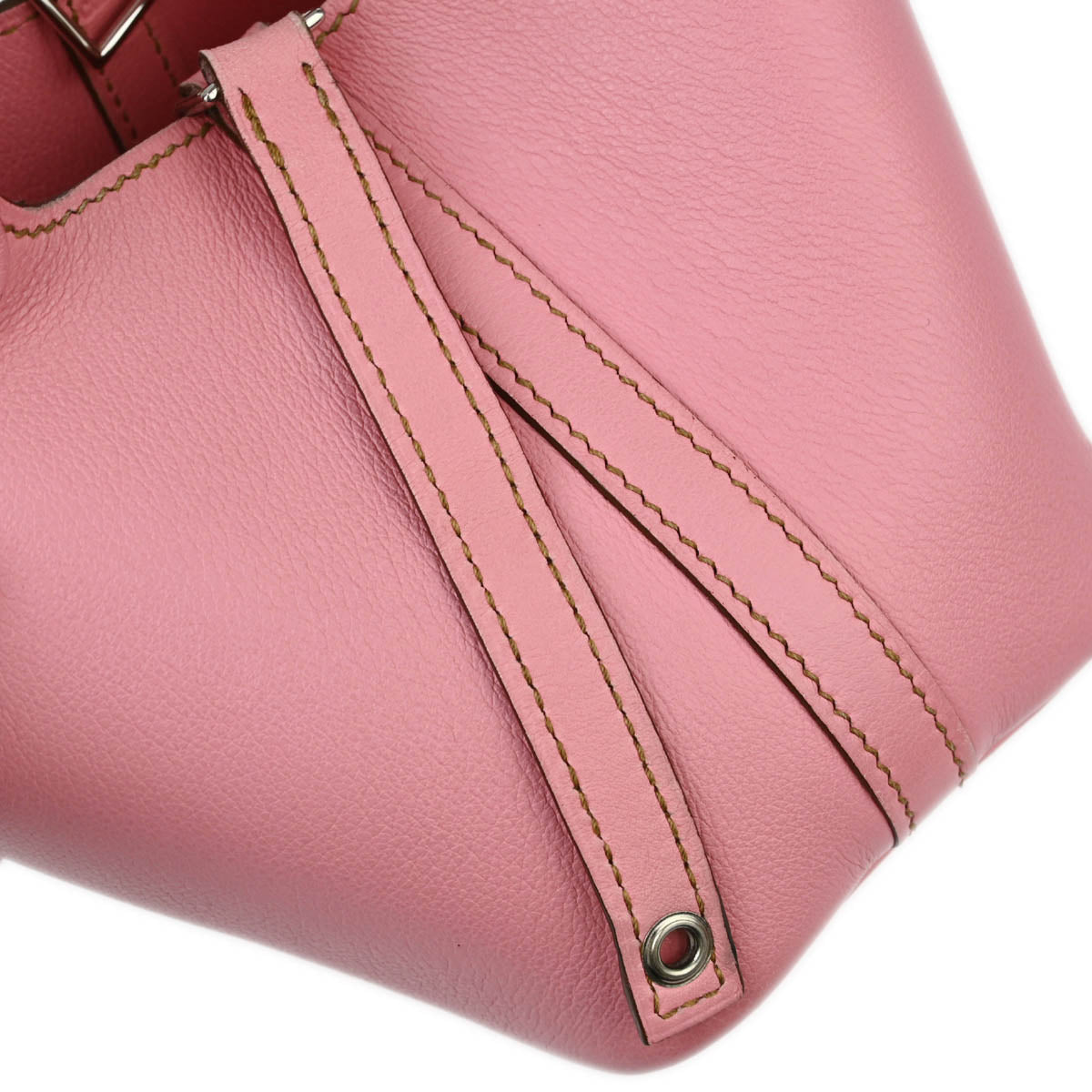 Hermes 2010 Pink Swift Picotin Lock Micro Handbag