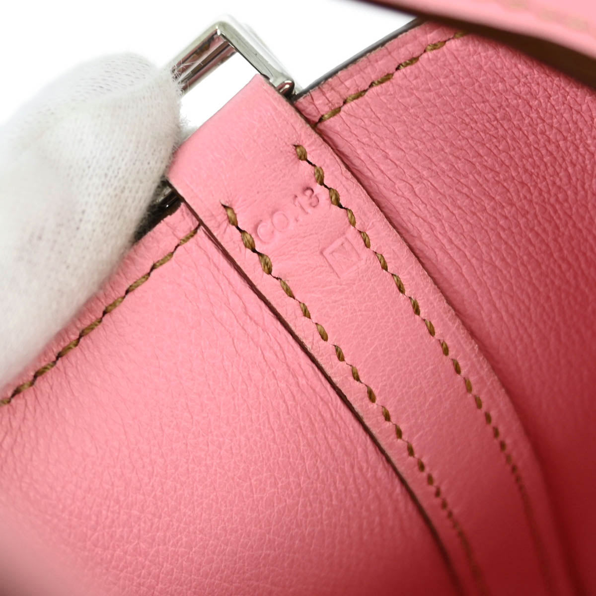 Hermes 2010 Pink Swift Picotin Lock Micro Handbag